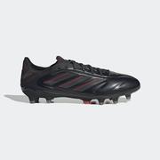 adidas Copa Pure 3 Elite FG Soccer Cleat: Black/Carbon/Lucid Red