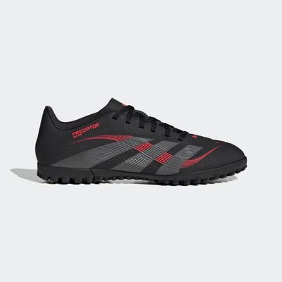 adidas Predator Club Turf Soccer Shoe Black/Grey/Lucid Red