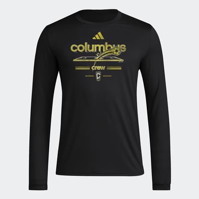 adidas Columbus Crew Long Sleeve Pregame Shirt