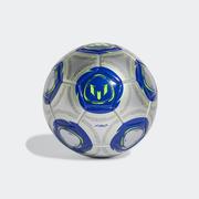 adidas Messi Mini Soccer Ball: Silver/Blue/Yellow