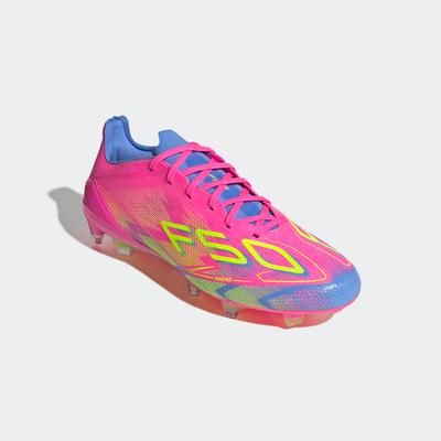 adidas F50 Pro FG Soccer Cleat Pink/Lemon/Blue