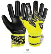 Reusch Attrakt Infinity Negative Cut GK Glove: Yellow/Black