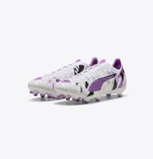 Puma Ultra 5 Match Forever FG: White/Magenta/Grey