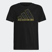 adidas Mexico De Oro Tee Youth: Black/Gold