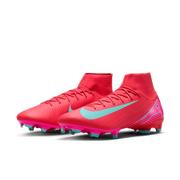 Nike Mercurial Superfly 10 Academy MG High-Top Soccer Cleats: Ember Glow/Aurora Green