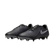 Nike Phantom GX 2 Academy MG Low-Top Soccer Cleats: Black/Black