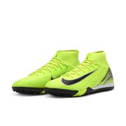Nike Mercurial Superfly 10 Academy TF High-Top Soccer Shoes: Volt/Black
