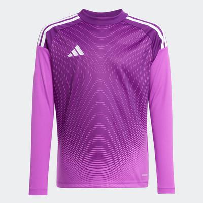 adidas Tiro 25 Competition Goalkeeper Long Sleeve Jersey Kids Purple Burst