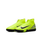Nike Jr. Mercurial Superfly 10 Academy TF High-Top Soccer Shoes: Volt/Black