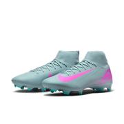 Nike Mercurial Superfly 10 Academy MG High-Top Soccer Cleats: Ocean Cube/Pink Blast