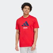 adidas Arsenal Seasonal Graphic T-Shirt: Scarlet