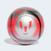 adidas Messi Club Soccer Ball: Metalic/Red/Black