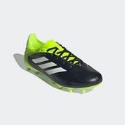 adidas Copa Pure 3 League FG Soccer Cleats: Black/White/Lemon