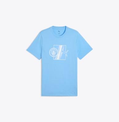 Puma Manchester City FTBLCulture Tee LIGHT BLUE