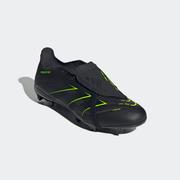 adidas Predator League Fold-Over Tongue FG Soccer Cleats: Black/Carbon/Lucid Lemon