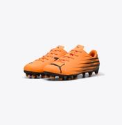 Puma Attacanto II FG Youth Soccer Cleat: Orange/Black