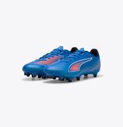 Puma Ultra 6 Play FG Soccer Cleat: Ultra Blue/Glow Red