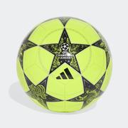 adidas UCL Club 25/26 League Stage Soccer Ball: Yellow/Black/Met Silver