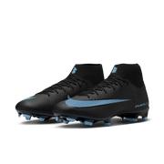 Nike Mercurial Superfly 10 Academy FG Soccer Cleats: Black/Ice Blue