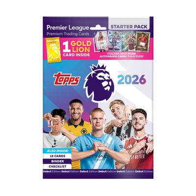 2025-26 TOPPS Premier League Debut Edition Cards - Starter Pack