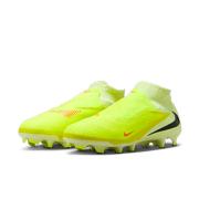 Nike Phantom 6 High Pro FG Soccer Cleats: Hyper Crimson/Black