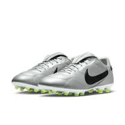 Nike Premier 3 Firm-Ground Low-Top Soccer Cleats: Metallic Silver/Black/Volt