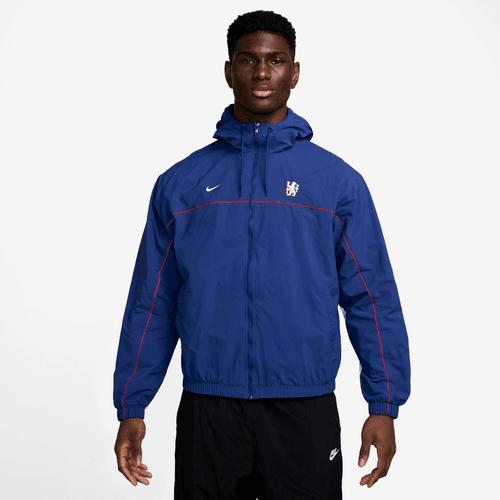 Chelsea FC Club Men's Nike Soccer Hooded Jacket | SoccerPlusUSA