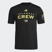 adidas Columbus Crew 3rd Jersey Hook Tee: Black