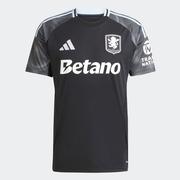 adidas Aston Villa Away Jersey 25/26: Black/Blue