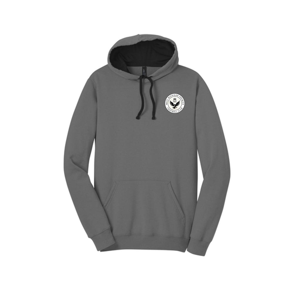 Western Michigan Concert Fleece Hoodie Grey