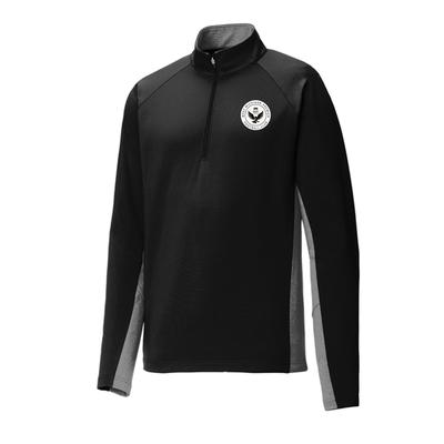 Western Michigan Stretch Contrast 1/4 Zip Pullover