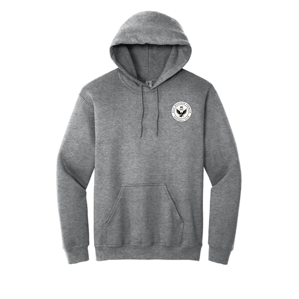 Western Michigan Heavy Blend Hoodie Graphite