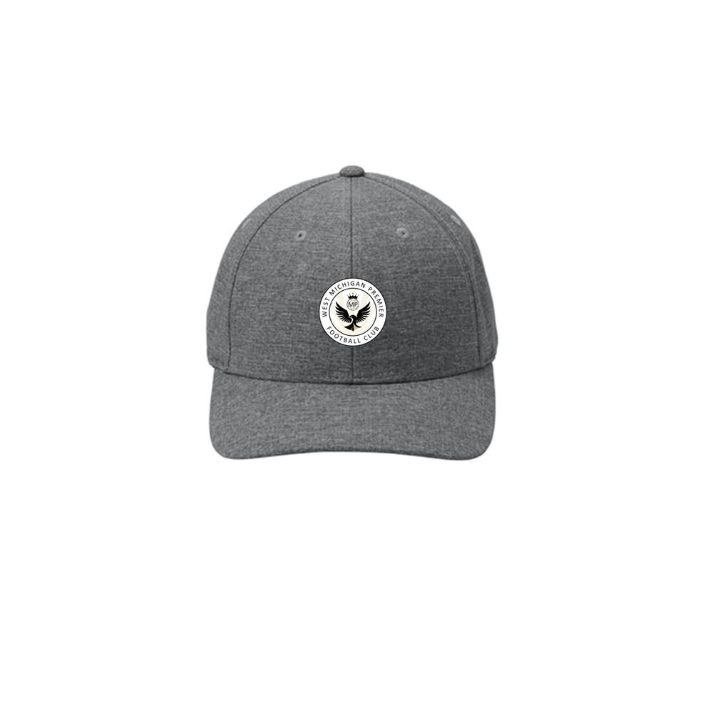 Western Michigan Flexfit Performance Snapback Cap Heather Grey