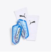 Puma Ultra Flex Shin Guard: White/Blue