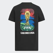 adidas World Cup 2026 OMB Graphic Tee Youth: Black