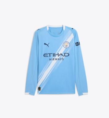 Puma Manchester City LS Home Jersey 25/26