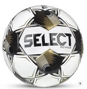 Select Royale V25 NFHS Soccer Ball: White/Black/Gold