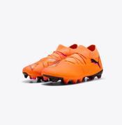 Puma Future 8 Match FG Soccer Cleats: Heat Fire/Black/Pink