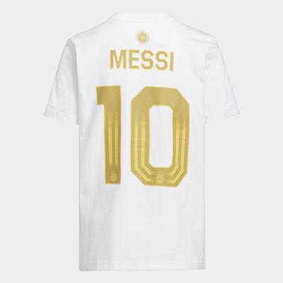 adidas Argentina Messi Name & Number Tee Youth WC26