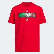 adidas Mexico Jersey Hook Tee Youth World Cup 2026: Red