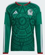 adidas Mexico LS Home Jersey 2026 World Cup Youth: Bold Green