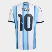 adidas Argentina Messi Home Jersey World Cup 2026 – Replica Soccer Jersey: White/Ice Blue