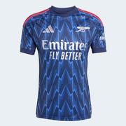 adidas Arsenal Away Jersey 25/26: Indigo/Grey