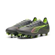 Puma Ultra 5 Match FG Soccer Cleats: Aged Silver/Yellow