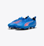 Puma Ultra 6 Play FG Youth Soccer Cleats: Ultra Blue/Glow Red