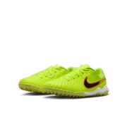 Nike Jr. Tiempo Legend 10 Academy Little/Big Kids' Turf Low-Top Soccer Shoes: Volt/Black