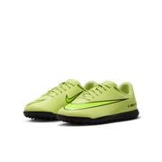Nike Jr. Mercurial Vapor 16 Club Little/Big Kids' Turf Low-Top Soccer Shoes: Limelight/Volt/Hyper Crimson