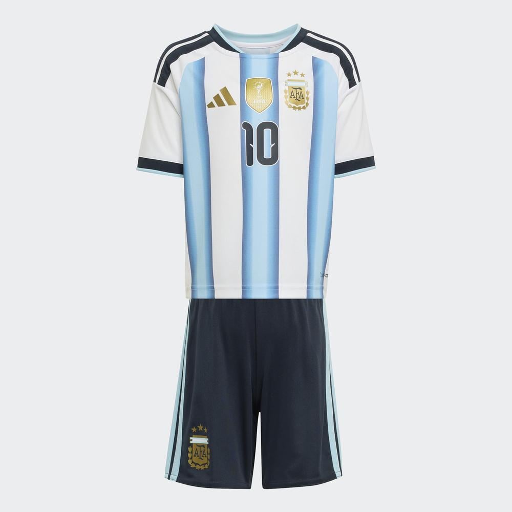 Adidas Argentina Home Messi Mini Kit 2026 World Cup SoccerPlusUSA adidas-argentina-home-messi-mini-kit-2026-world-cup-soccerplususa