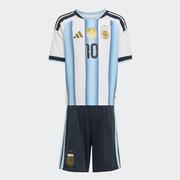 adidas Argentina Home Messi Mini Kit 2026 World Cup: White/Ice Blue