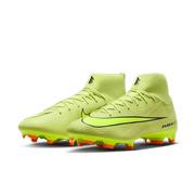 Nike Mercurial Superfly 10 Academy Multi-Ground High-Top Soccer Cleats: Limelight/Volt/Hyper Crimson